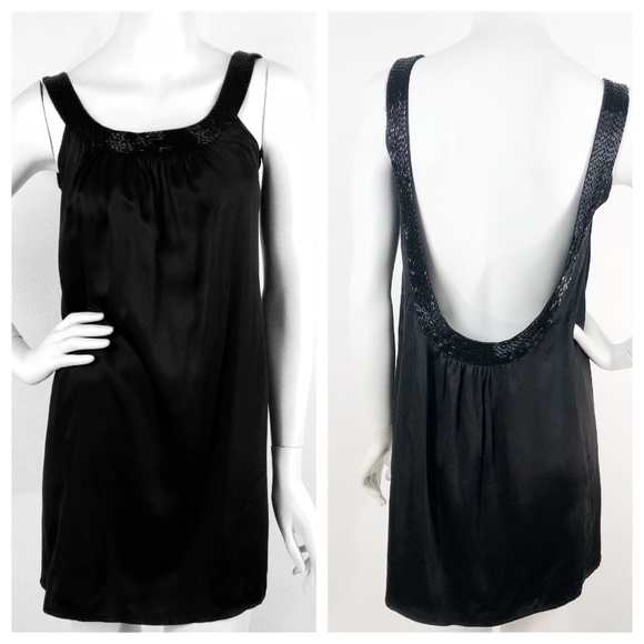Anthropologie Yumi Kim Dress Embellished Open Back - Picture 1 of 7
